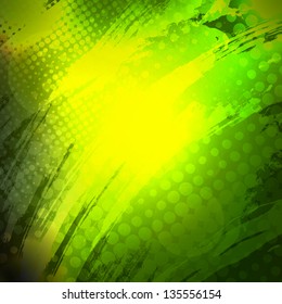 green abstract pattern