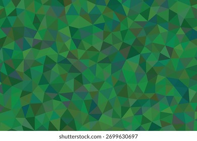 Arte de textura de patrón de fondo geométrico poligonal abstracto verde