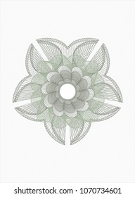  Green abstract rosette