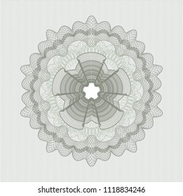 Green abstract rosette