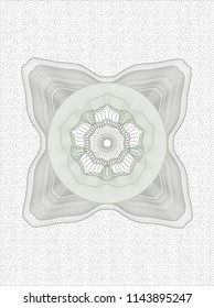 Green abstract rosette