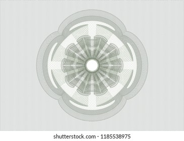 Green abstract rosette