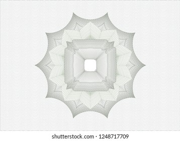Green abstract rosette