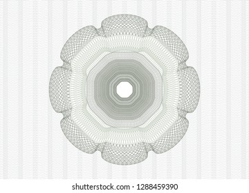 Green abstract rosette