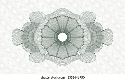 Green abstract rosette