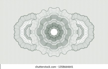 Green abstract rosette