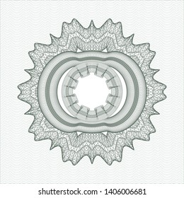 Green Abstract Rosette Vector Illustration Detailed Stock Vector ...