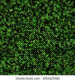 Green abstract seamless diagonal square pattern background design - vector graphic