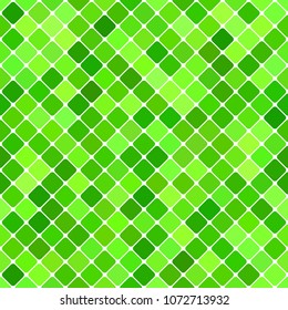 Green abstract seamless diagonal square pattern background design - vector graphic