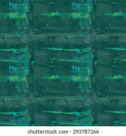Green Abstract seamless grunge paint background.