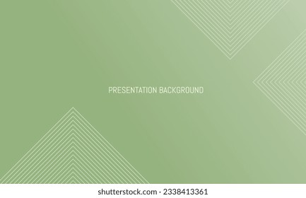 Green abstract shape background illustration