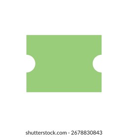 elemento de design de forma abstrata verde