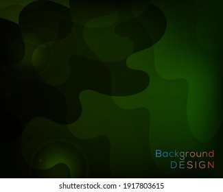 Green Abstract shape modern Background 