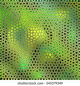 GREEN abstract shape Mosaic Background seamless pattern, Creative Design Templates