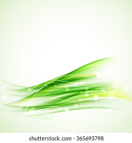 green abstract shiny background with sparkles 