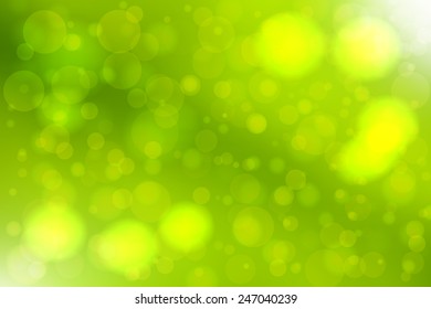 Green abstract smooth blur background with lights over it.
