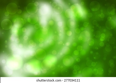 Green abstract smooth blur background with lights over it.