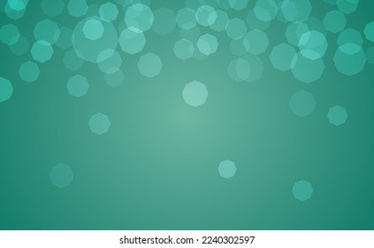 Green abstract sparkling bokeh background.