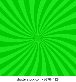 Green abstract spiral background - vector graphics