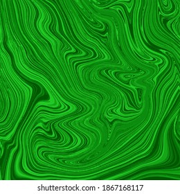 Green abstract tangled lines texture background