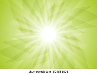Verde abstrato tecnologia redonda formas design. Design de vetor abstrato brilhante