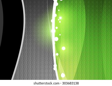 Green abstract technology background