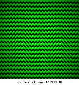 Green abstract technology background with seamless zigzag perforated pattern for web sites, user interfaces (UI), applications (apps) and business presentations. Vector illustration.
