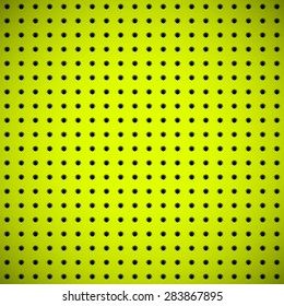 Green abstract technology background with seamless circle perforated speaker grill texture for web, user interfaces, UI, applications, apps, business presentations and prints. Vector illustration.
