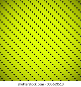 Green abstract technology background with seamless circle perforated speaker grill texture for web, user interfaces, UI, applications, apps, business presentations and prints. Vector illustration.