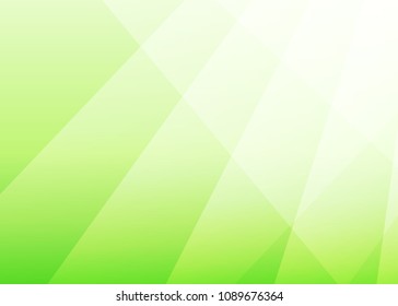 Green abstract template for card or banner. Metal Background with waves and reflections. Business background, silver, illustration. Illustration of abstract background with a metallic element