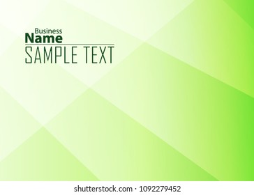 Green abstract template for card or banner. Metal Background with waves and reflections. Business background, silver, illustration. Illustration of abstract background with a metallic element