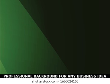 Plantilla abstracta verde para tarjeta o pancarta. Fondo metálico con ondas y reflejos. Antecedentes empresariales, plata, ilustración. Ilustración de fondo abstracto con un elemento metálico