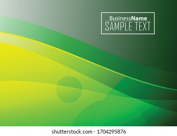 Grüne abstrakte Vorlage für Karte oder Banner. Metallhintergrund mit Wellen und Reflexionen. Hintergrund, Silber, Illustration. Illustration abstrakter Hintergrund mit metallischem Element