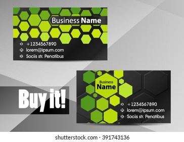 Green abstract template for card or banner. Metal Background with waves and reflections. Business background, silver, illustration. Illustration of abstract background with a metallic element