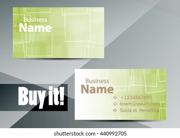 Green abstract template for card or banner. Metal Background with waves and reflections. Business background, silver, illustration. Illustration of abstract background with a metallic element 