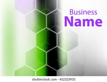 Green abstract template for card or banner. Metal Background with waves and reflections. Business background, silver, illustration. Illustration of abstract background with a metallic element