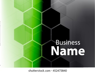 Green abstract template for card or banner. Metal Background with waves and reflections. Business background, silver, illustration. Illustration of abstract background with a metallic element
