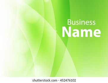 Green abstract template for card or banner. Metal Background with waves and reflections. Business background, silver, illustration. Illustration of abstract background with a metallic element