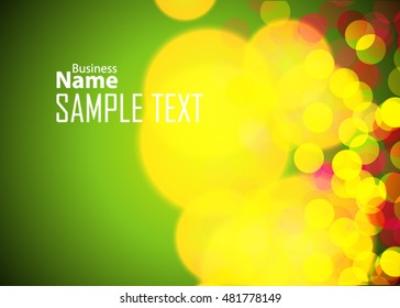 Green abstract template for card or banner. Metal Background with waves and reflections. Business background, silver, illustration. Illustration of abstract background with a metallic element