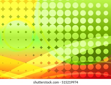 Green abstract template for card or banner. Metal Background with waves and reflections. Business background, silver, illustration. Illustration of abstract background with a metallic element