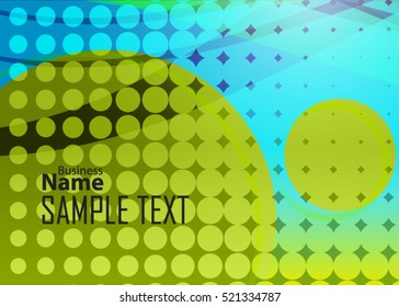 Green abstract template for card or banner. Metal Background with waves and reflections. Business background, silver, illustration. Illustration of abstract background with a metallic element