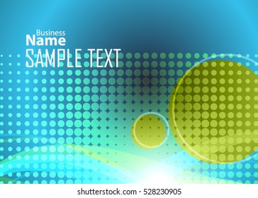 Green abstract template for card or banner. Metal Background with waves and reflections. Business background, silver, illustration. Illustration of abstract background with a metallic element