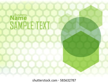 Green abstract template for card or banner. Metal Background with waves and reflections. Business background, Illustration of abstract background with a metallic element