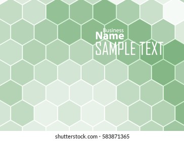 Green abstract template for card or banner. Metal Background with waves and reflections. Business background, Illustration of abstract background with a metallic element