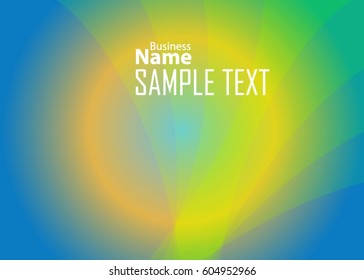 Green abstract template for card or banner. Metal Background with waves and reflections. Business background, silver, illustration. Illustration of abstract background with a metallic element