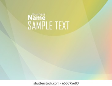 Green abstract template for card or banner. Metal Background with waves and reflections. Business background, silver, illustration. Illustration of abstract background with a metallic element