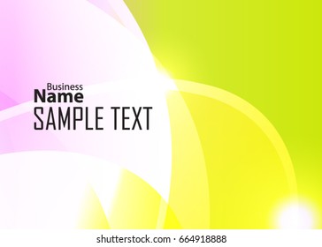 Green abstract template for card or banner. Metal Background with waves and reflections. Business background, silver, illustration. Illustration of abstract background with a metallic element