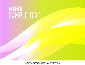 Green abstract template for card or banner. Metal Background with waves and reflections. Business background, silver, illustration. Illustration of abstract background with a metallic element