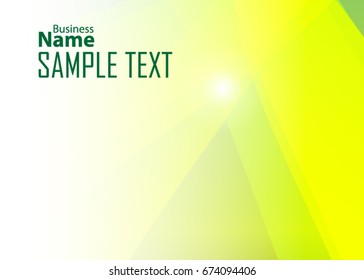 Green abstract template for card or banner. Metal Background with waves and reflections. Business background, silver, illustration. Illustration of abstract background with a metallic element