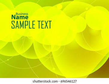 Green abstract template for card or banner. Metal Background with waves and reflections. Business background, silver, illustration. Illustration of abstract background with a metallic element
